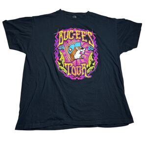 Bucee's Short Sleeve Graphic T Shirt Mens XL Tour 1982-2021 Psychedelic‎ Black